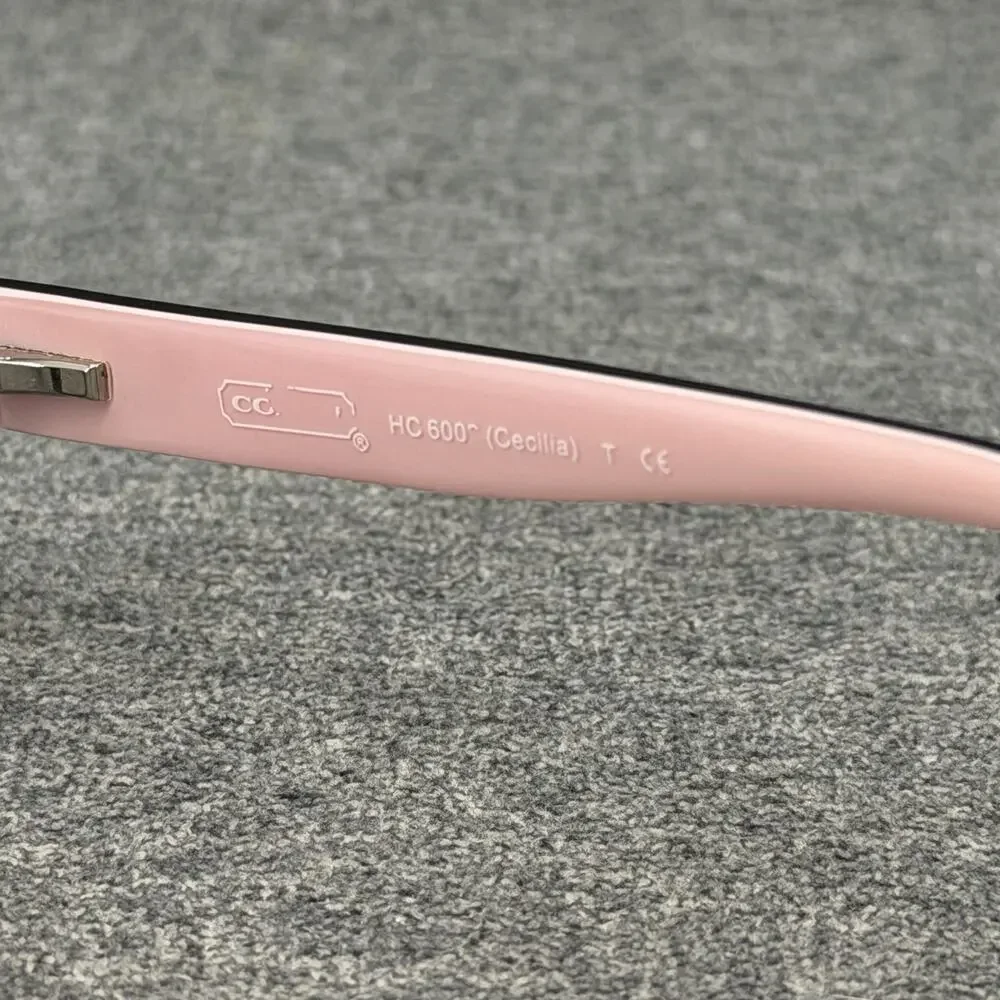 Coach Cecilia HC6002 5053 Black Pink Oval Eyeglasses Frame Women’s 49-16-135